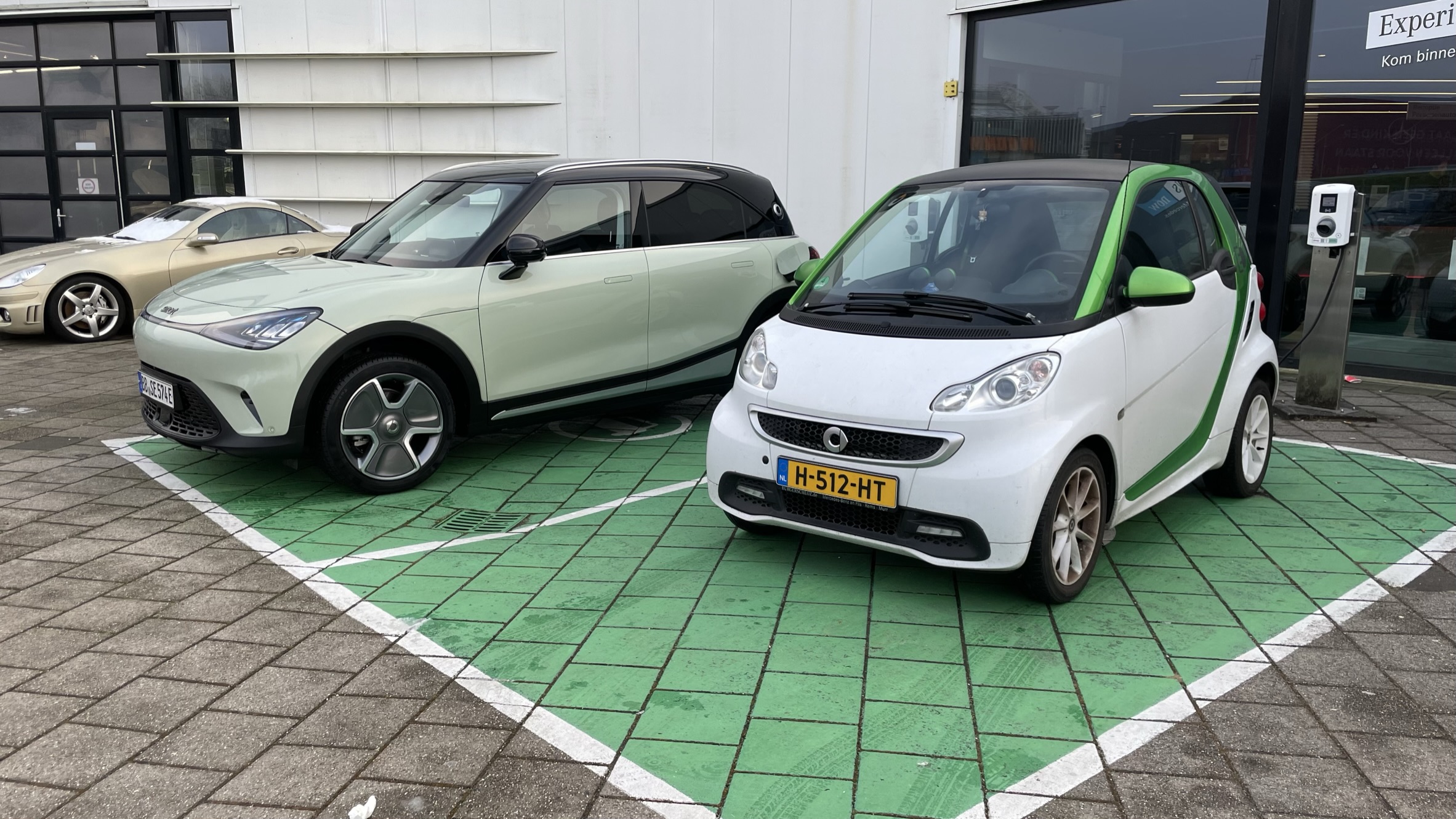 Smart #1 Pro+ in Amsterdam vergleich mit smart fortwo electric drive