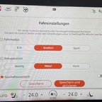 Fahreinstellungen des Shortcuts: links Option auswählen und rechts ein-/ausschalten (Seite 1)