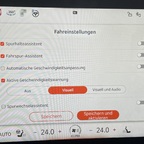 Fahreinstellungen des Shortcuts: links Option auswählen und rechts ein-/ausschalten (Seite 2)